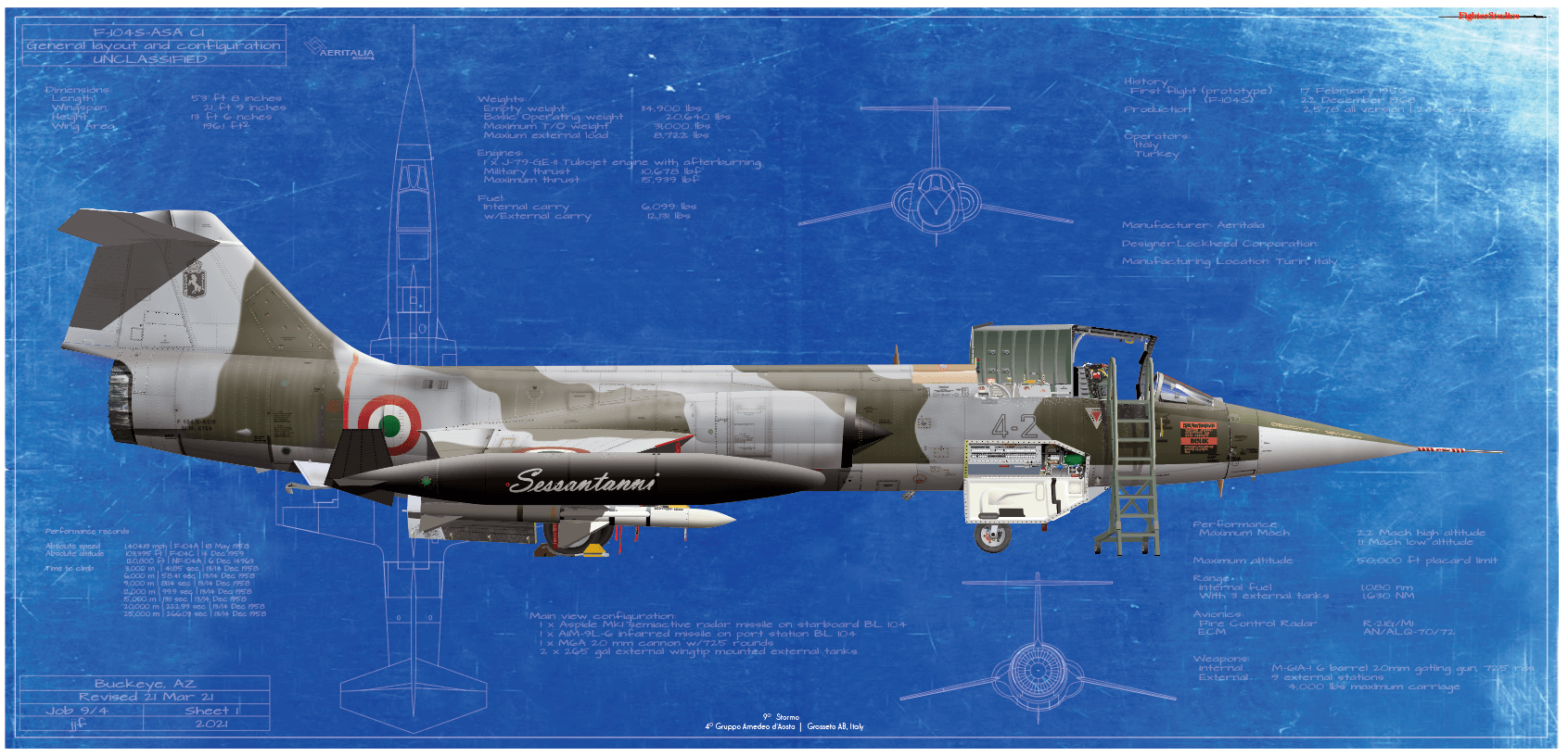 F-104S-ASA Super Starfighter, 9 Stormo Francesco Baracca, 4
